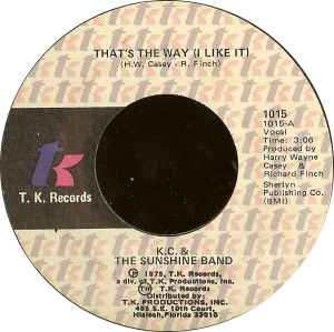 KC & The Sunshine Band -- That's The Way (I Like It)