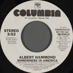 Hammond, Albert -- Somewhere In America