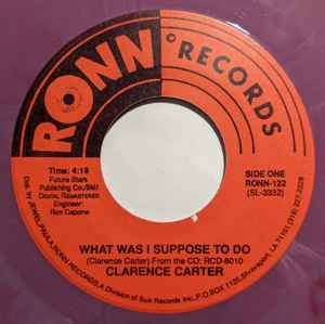 Carter, Clarence -- What Was I Suppose To Do