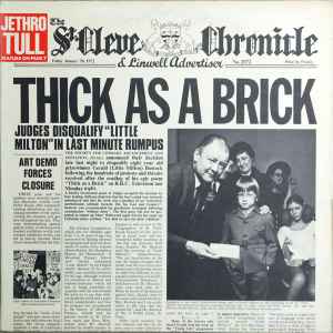 Jethro Tull -- Thick As A Brick