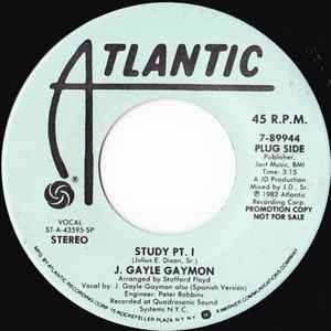 Gaymon, J Gayle -- Study