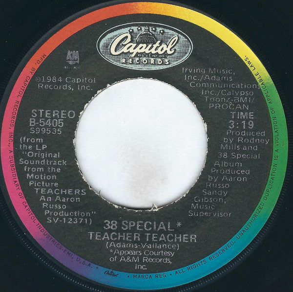 38 Special -- Teacher Teacher