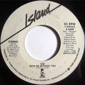 U2 -- With Or Without You