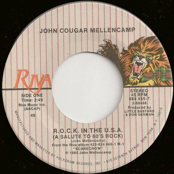 Mellencamp, John Cougar -- ROCK In The USA (A Salute To 60's Rock)