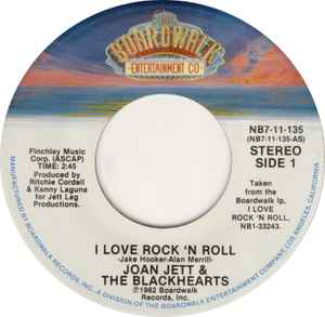 Jett, Joan & The Blackhearts -- I Love Rock 'N Roll