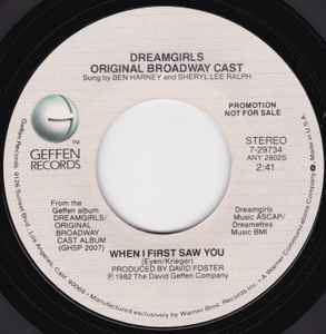 Dreamgirls Original Broadway Cast -- When I First Saw You