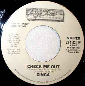 Washington, Zinga -- Check Me Out