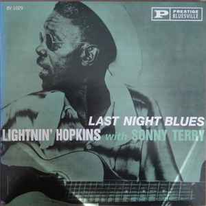 Hopkins, Lightnin -- Last Night Blues