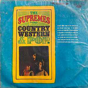 Supremes -- Sing Country Western & Pop