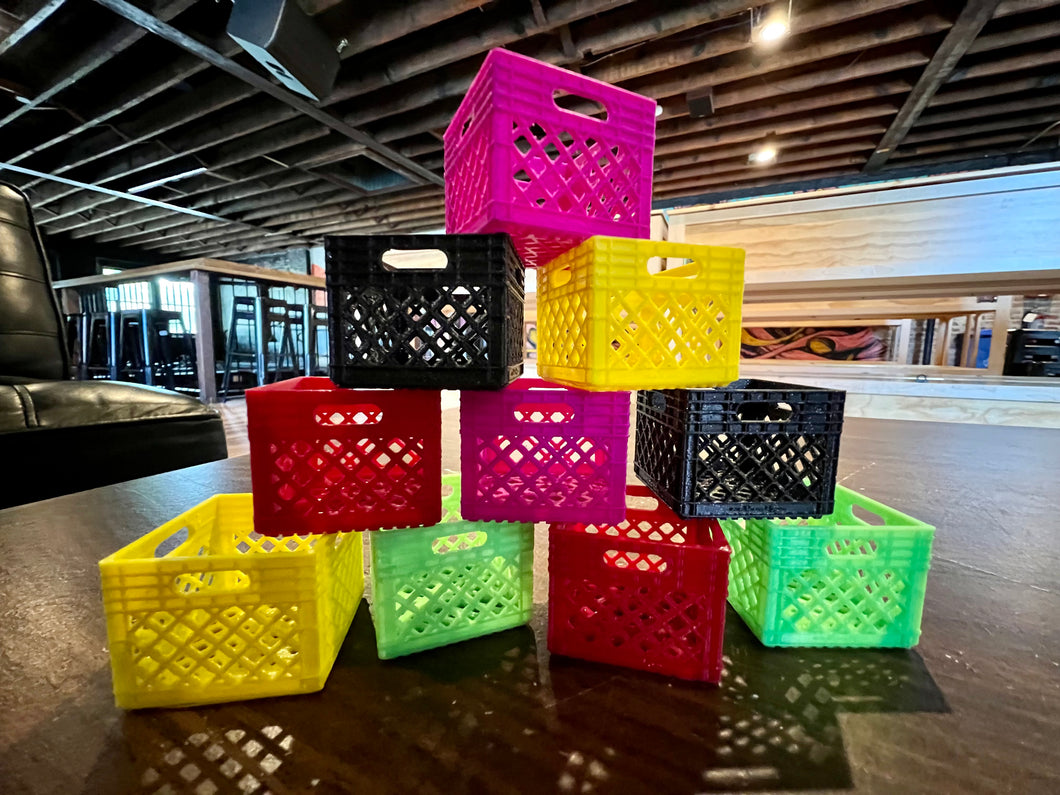 Mini Record Crate (assorted colors)