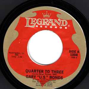 Bonds, Gary U.S. -- Quarter To Three